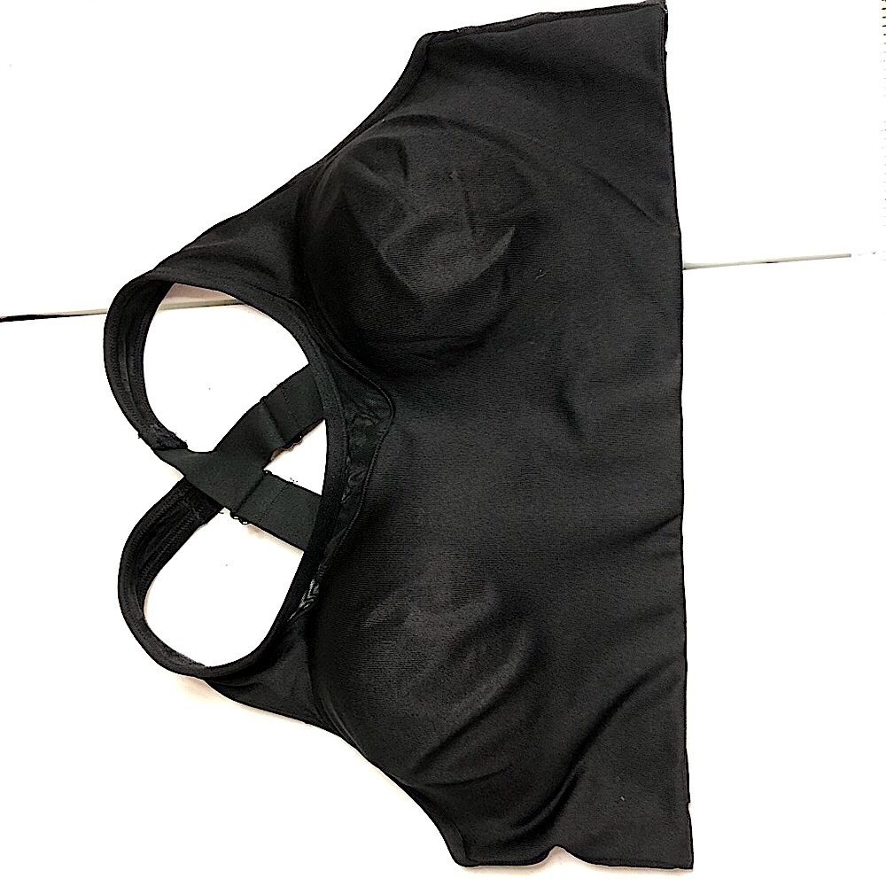 VS PINK Black sports bra with mesh panel M